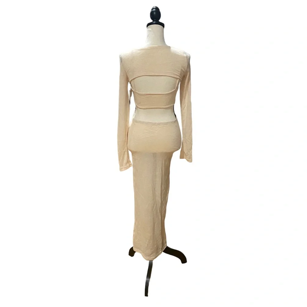Two Piece Knit Midi Dress - Picture 2 of 2